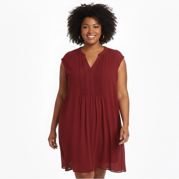 Reitmans Size 15 (XL) MIDI 100% Polyester Minimalist Classic Timeless Dress - Picture 2 of 13